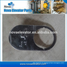 Bouton poussoir d&#39;ascenseur, plaque métallique pour commutateur NVBN590